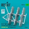 RESKIT RSU35-0036 Mi-8 Hip weapon mounting frame with BD3-57KrV (UKRAINE Late) for Trumpeter kit (2 pcs) (3D Printed) (1/35)